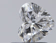 0.60 carat Heart diamond D SI2 