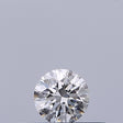 0.18 carat Round diamond E VVS2 Excellent