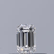 0.24 carat Emerald diamond F VVS2 