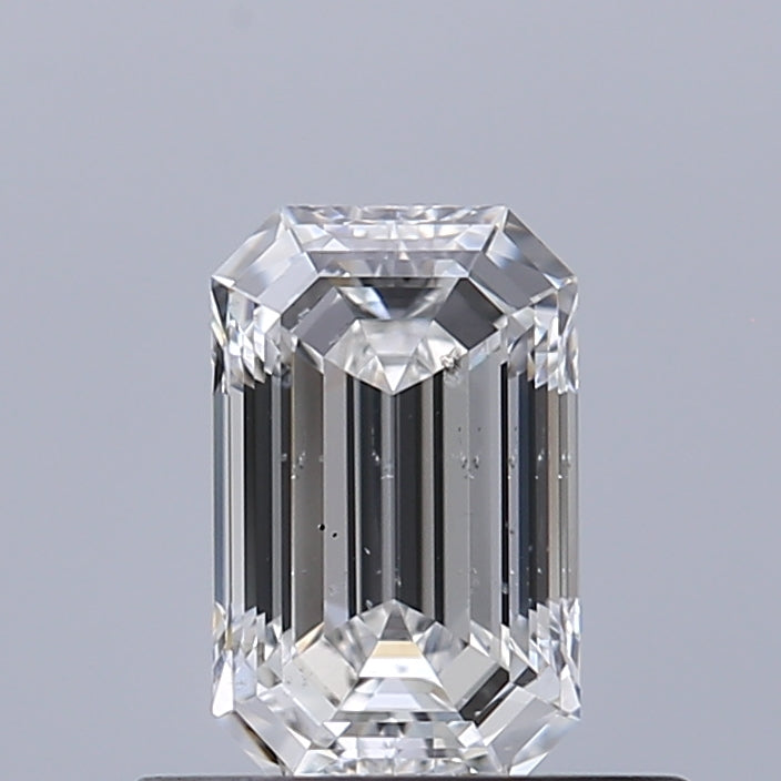 0.52 carat Emerald diamond E SI2 