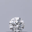 0.18 carat Round diamond E VVS1 Excellent