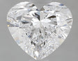 0.81 carat Heart diamond D VVS2 VeryGood