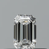 0.25 carat Emerald diamond E VVS1 