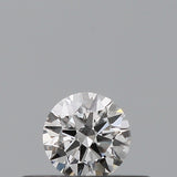 0.18 carat Round diamond F  IF Excellent