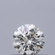 0.33 carat Round diamond J IF Excellent