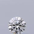 0.27 carat Round diamond E VVS1 Excellent