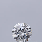 0.18 carat Round diamond E VVS1 Excellent