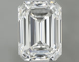 0.80 carat Emerald diamond F VVS2 