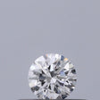 0.19 carat Round diamond E VVS1 Excellent