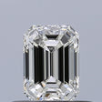 0.42 carat Emerald diamond F VVS2 VeryGood