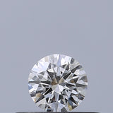 0.25 carat Round diamond F VVS2 Excellent