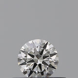 0.23 carat Round diamond H  IF Excellent