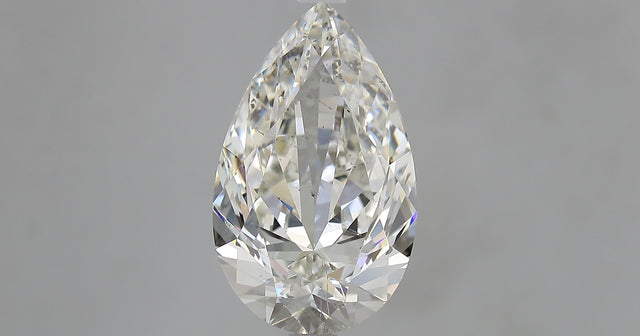 3.55 carat Pear diamond J SI2 VeryGood