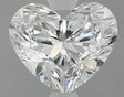 0.90 carat Heart diamond E SI2 