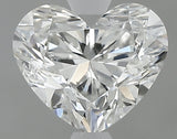 0.90 carat Heart diamond E SI2 