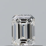 0.23 carat Emerald diamond D  VVS2