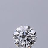0.19 carat Round diamond D VVS1 Excellent