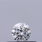 0.19 carat Round diamond E VVS2 Excellent