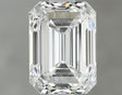 1.00 carat Emerald diamond E VVS2 