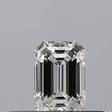 0.25 carat Emerald diamond E VVS2 