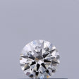 0.25 carat Round diamond E VVS1 Excellent