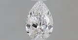 0.23 carat Pear diamond D  VVS2 