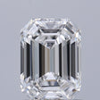 1.01 carat Emerald diamond D VVS2 