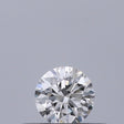 0.19 carat Round diamond E VVS1 Excellent
