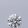 0.23 carat Round diamond E VVS2 Excellent