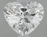 0.71 carat Heart diamond E SI2 
