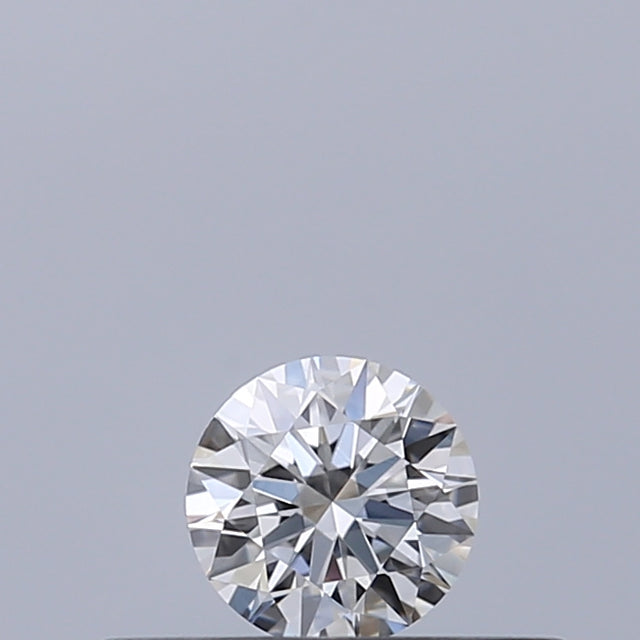 0.18 carat Round diamond E IF Excellent