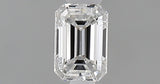 0.24 carat Emerald diamond E VVS2 