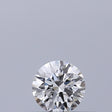 0.18 carat Round diamond E VVS2 Excellent