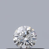 0.18 carat Round diamond F IF Excellent