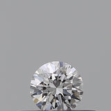 0.18 carat Round diamond D  VVS2 Excellent