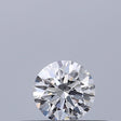 0.24 carat Round diamond D VVS2 Excellent