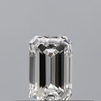 0.23 carat Emerald diamond F VVS2 