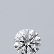 0.21 carat Round diamond E VS1 Excellent