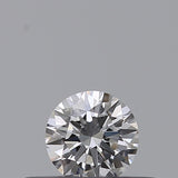 0.19 carat Round diamond D  VVS2 Excellent