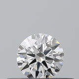 0.19 carat Round diamond F  VVS1 Excellent