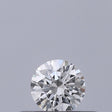 0.19 carat Round diamond E VVS2 Excellent