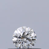 0.21 carat Round diamond E VVS2 Excellent