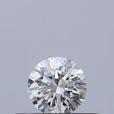 0.25 carat Round diamond E VVS2 Excellent