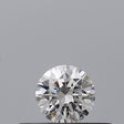 0.19 carat Round diamond D IF Excellent