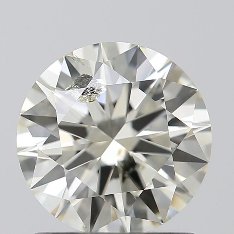 1.02 carat Round diamond J  I1 Excellent