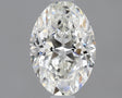 0.70 carat Oval diamond J IF 