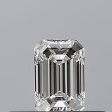 0.23 carat Emerald diamond F VVS2 