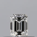 0.25 carat Emerald diamond E VVS2 