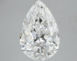 5.02 carat Pear diamond E VS2 
