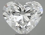 0.33 carat Heart diamond F SI1 